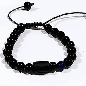 Pulsera unisex de cuarzo Onix Negro